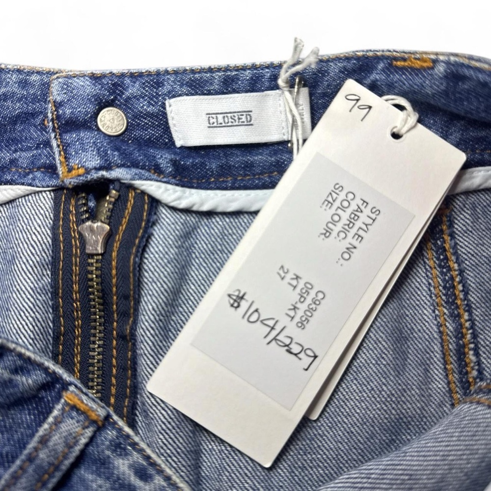 NWT CLOSED Women's Classic Medium Indigo Blue Denim Mini Skirt — Size 27 - Picture 2 of 6